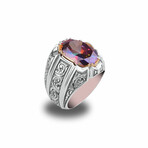 Mystic Topaz Ring with Gold Plated Setting (8)