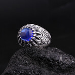 Lab Sapphire Ring (5.5)