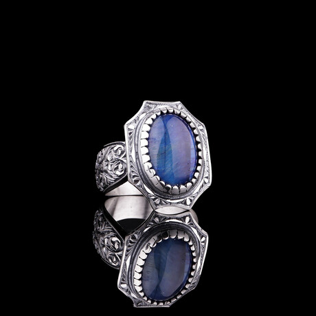 Authentic Blue Tigers Eye Ring (5)