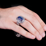 Authentic Blue Tigers Eye Ring (8)