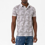 Yair Short Sleeve Polo Shirt // Brown (S)