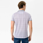 Jesus Short Sleeve Polo Shirt // Gray (S)