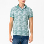 Yair Short Sleeve Polo Shirt // Green (S)