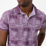Elder Short Sleeve Polo Shirt // Purple (S)