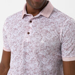 Fortunato Short Sleeve Polo Shirt // Pink (S)