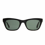 Women's Lyla Sunglasses // Black + Green