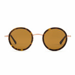 Unisex Winston Sunglasses // Matte Dark Tortoise + Brown