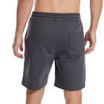 Stretch Waist Cotton Shorts // Gray (XL)