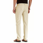 Tailored Lounge Pants // Cream (XL)
