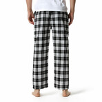 Contrast Stripe Sweatpants // Black + Red (XL)