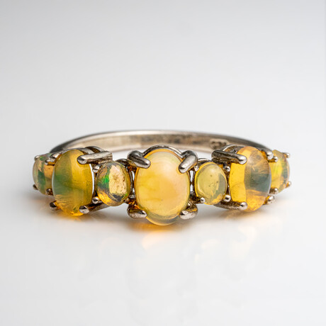 Genuine Ethiopian Fire Opal Ring // 2.6g