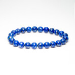 Genuine Lapis Lazuli Beaded Stretch Bracelet