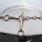 Genuine Labradorite And Pearl Necklace