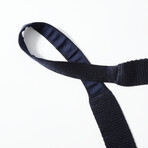 Italian Silk Knit Tie // Navy