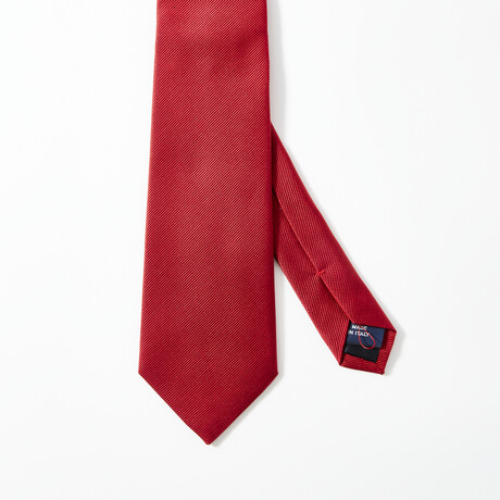 CoSilk Twill Tie // Red