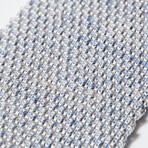 Silk + Linen Textured Knit Tie // Sky Blue