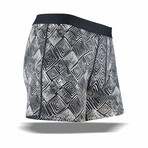 Nth Degree Boxer Brief // Diamond Mosaic // Black + White (M)