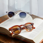 Men's Jude Polarized Sunglasses // CLEAR + Gradient Blue