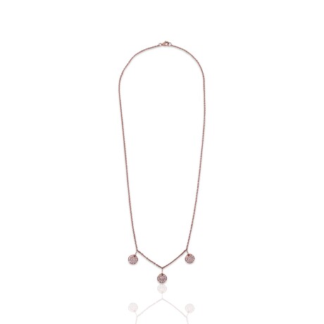 Estate 18K Rose Gold Diamond Necklace // 18" // New