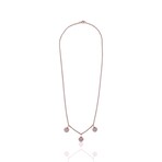 Estate 18K Rose Gold Diamond Necklace // 18" // New
