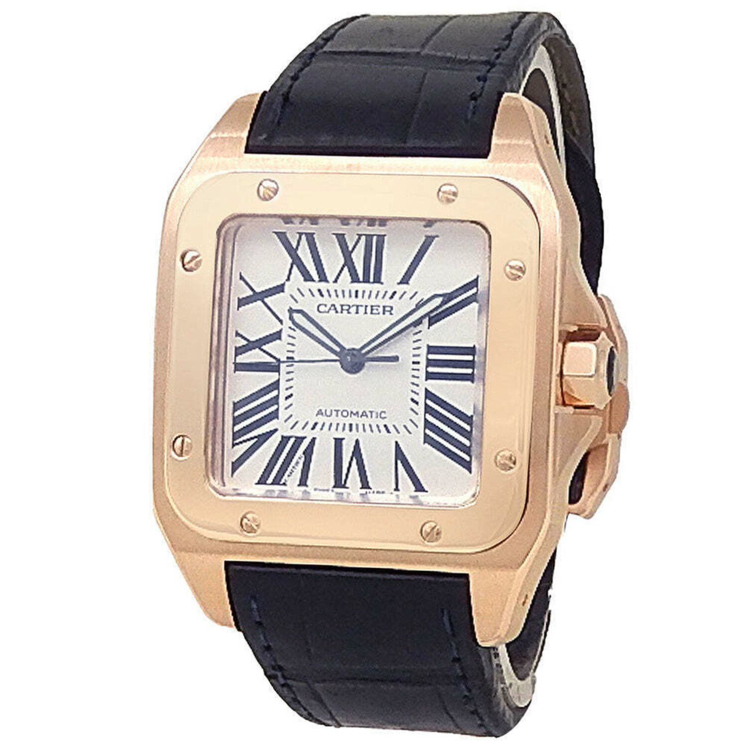 Cartier Santos 100 XL Automatic W20095Y1 Pre Owned