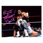 Bret The Hitman Hart // Autographed Sharpshooter Wrestling 8x10 Photo