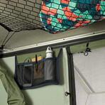 Basin Hard Shell Rooftop Car Camping Tent // Green + Black