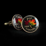 Canada // Maple Leaf 1 Cent Coin Cufflink