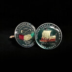 Lewis & Clark // Louisiana Purchase Nickels Coin Cufflink