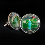 Pennsylvania Quarter Coin Cufflink