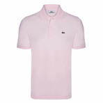 Short Sleeve Polo // Light Pink (S)