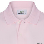 Short Sleeve Polo // Light Pink (S)