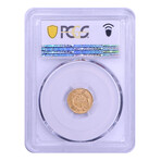 1854 $1 Gold Indian Princess Type 2 // PCGS Certified AU53 // Deluxe Collector's Pouch