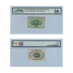 10-Cent United States Fractional Currency Collection // Set of 6 // PMG Certified