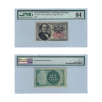 25-Cent United States Fractional Currency Collection // Set of 3 // PMG Certified