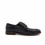 Aston Marc Mens Premier Wingtip Dress Shoes // Black (US Men's Size 8)