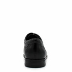 Aston Marc Mens Tempo Cap Toe Dress Shoe // Black (US Men's Size 8)