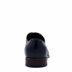 Aston Marc Mens Premier Wingtip Dress Shoes // Navy (US Men's Size 8)