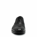 Aston Marc Mens Tempo Cap Toe Dress Shoe // Black (US Men's Size 8)