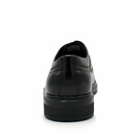Aston Marc Mens Tuscan Cap Toe Dress Shoes // Black (US Men's Size 8)