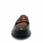 Aston Marc Mens Tuscan Penny Loafer Dress Shoe // Tan (US Men's Size 8)