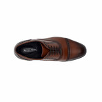 Aston Marc Mens Tempo Cap Toe Dress Shoe // Brown (US Men's Size 8)