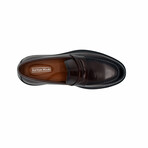 Aston Marc Mens Tuscan Penny Loafer Dress Shoe // Brown (US Men's Size 8)