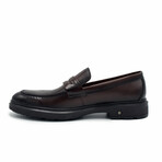 Aston Marc Mens Tuscan Penny Loafer Dress Shoe // Brown (US Men's Size 8)