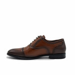 Aston Marc Mens Tempo Cap Toe Dress Shoe // Brown (US Men's Size 8)