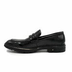 Aston Marc Mens Tuscan Penny Loafer Dress Shoe // Black (US Men's Size 8)