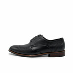 Aston Marc Mens Premier Wingtip Dress Shoes // Black (US Men's Size 8)