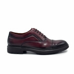 Aston Marc Mens Tuscan Cap Toe Dress Shoes // Maroon (US Men's Size 8)