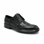 Aston Marc Mens Tuscan Wingtip Dress Shoe // Black (US Men's Size 13)