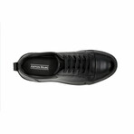 Aston Marc Mens Palio Court Shoe // Black (US Men's Size 8)